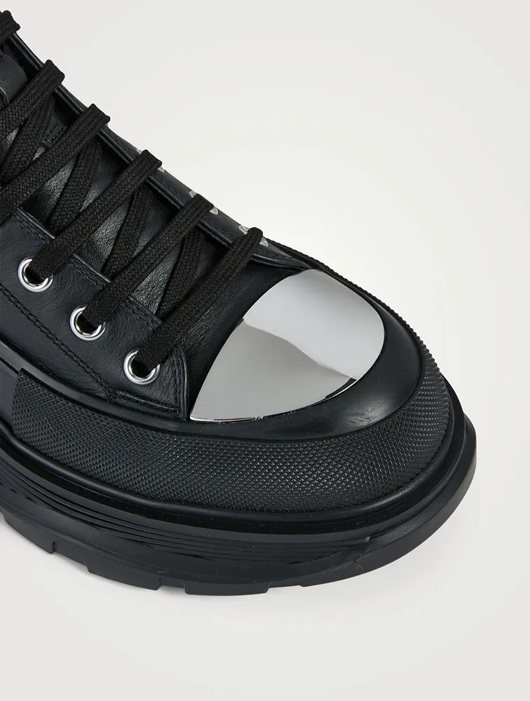Leather Tread Slick Boots