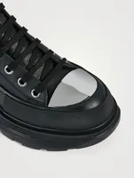 Leather Tread Slick Boots