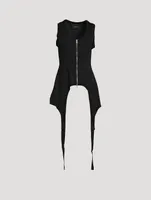 Zip-Front Bodysuit