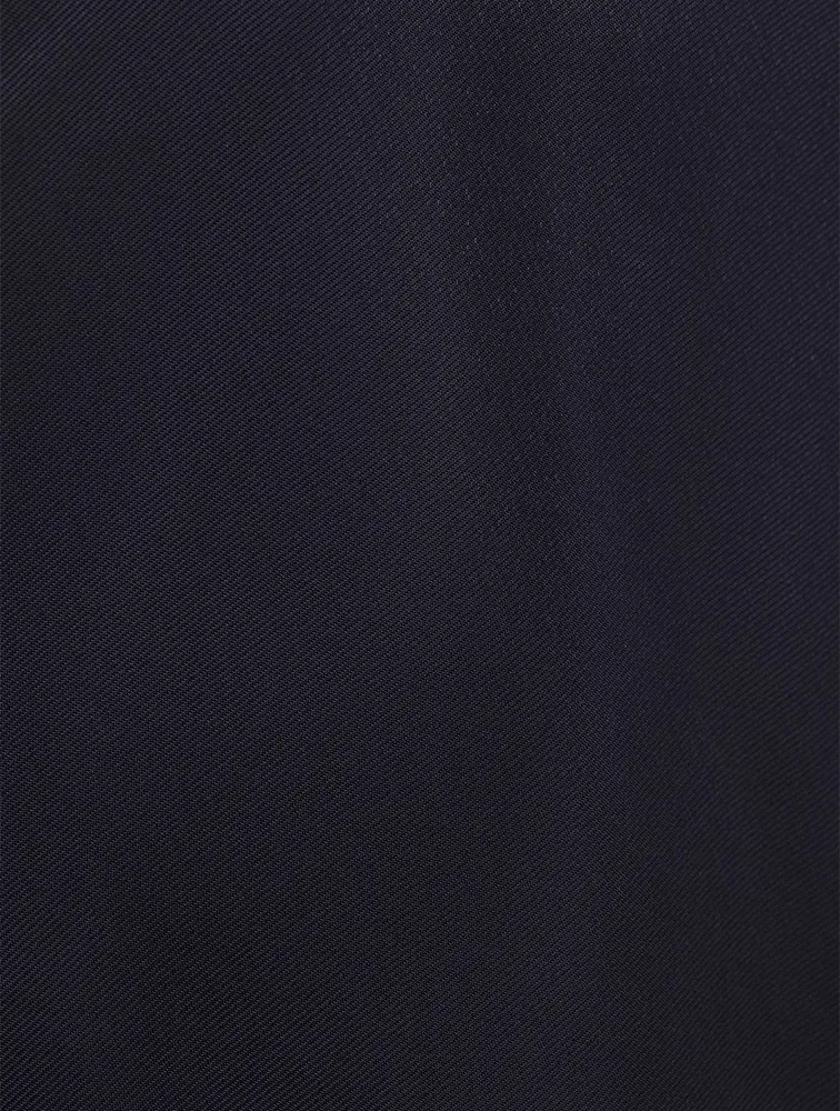 Shirt Dress With Removable Turtleneck Collar