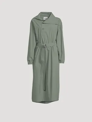 Belted Cotton Shirt Dress
