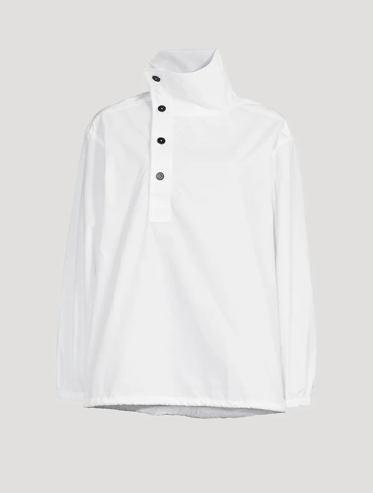 Asymmetric Funnelneck Shirt