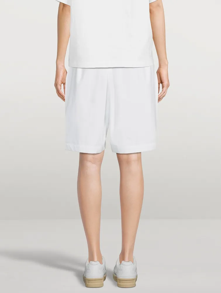 Cotton Drawstring Shorts