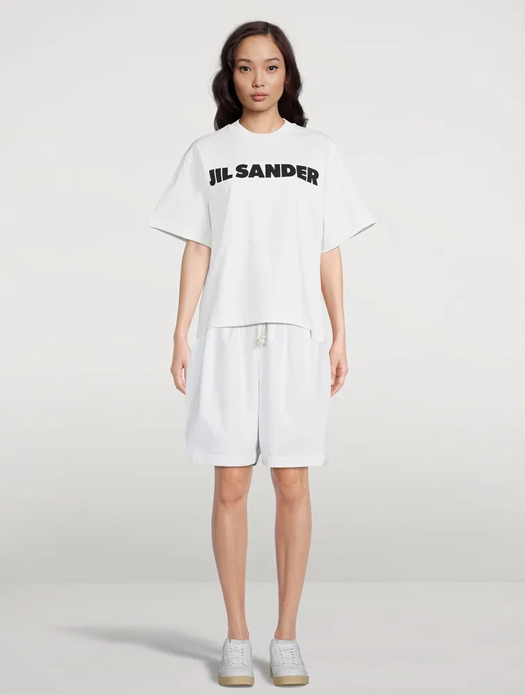 Cotton Drawstring Shorts