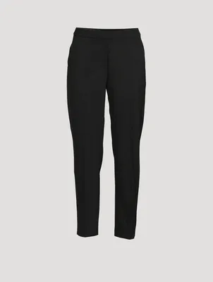 Poumas Slim Trousers People Print