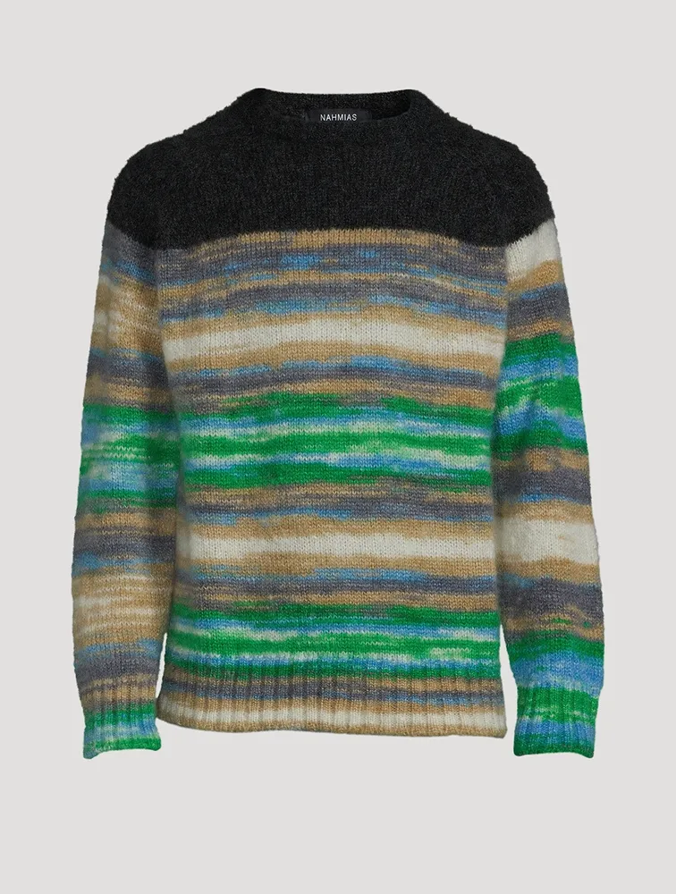 Sunset Mohair And Wool Crewneck Sweater