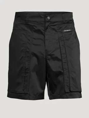 Nylon Cargo Shorts