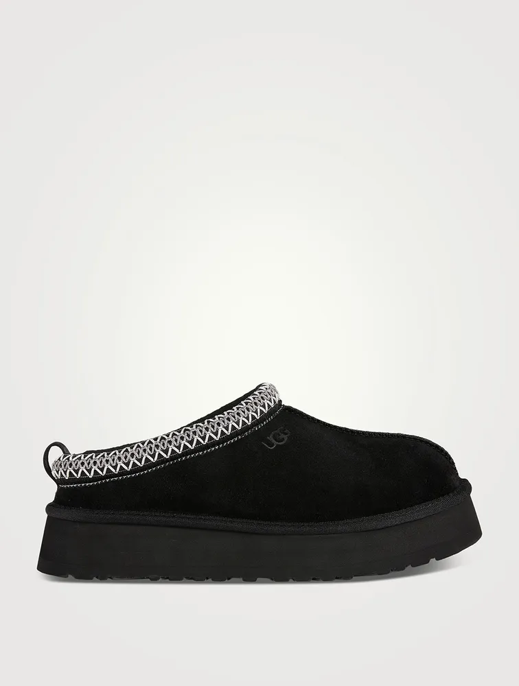 Tazz Suede And Sheepskin Slippers