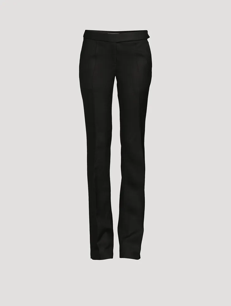 Low-Rise Slim Trousers