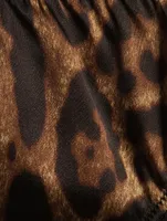 High-Waisted Briefs Leopard Print