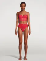 Lace Bustier Bra Top