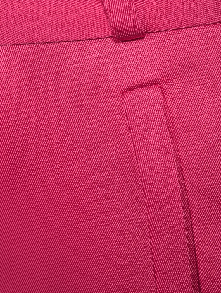 Satin Cargo Pants
