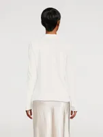 Long-Sleeve Collar Cardigan
