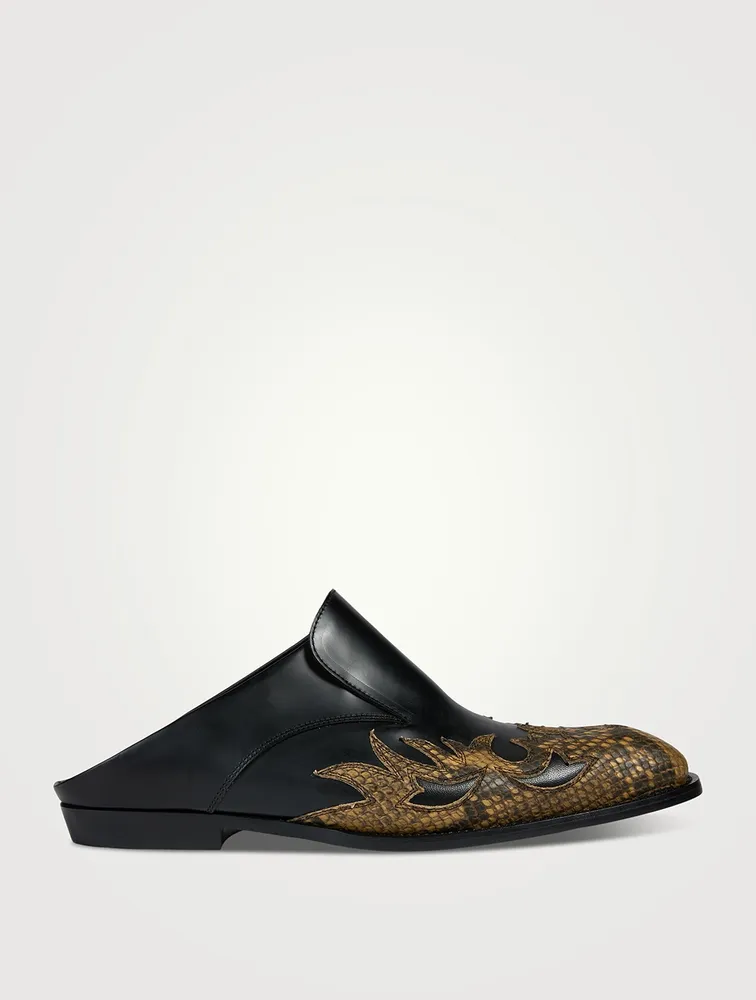 Leather Cowboy Mules