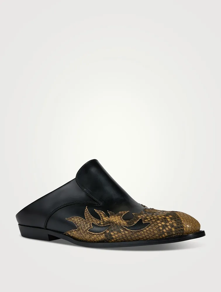 Leather Cowboy Mules