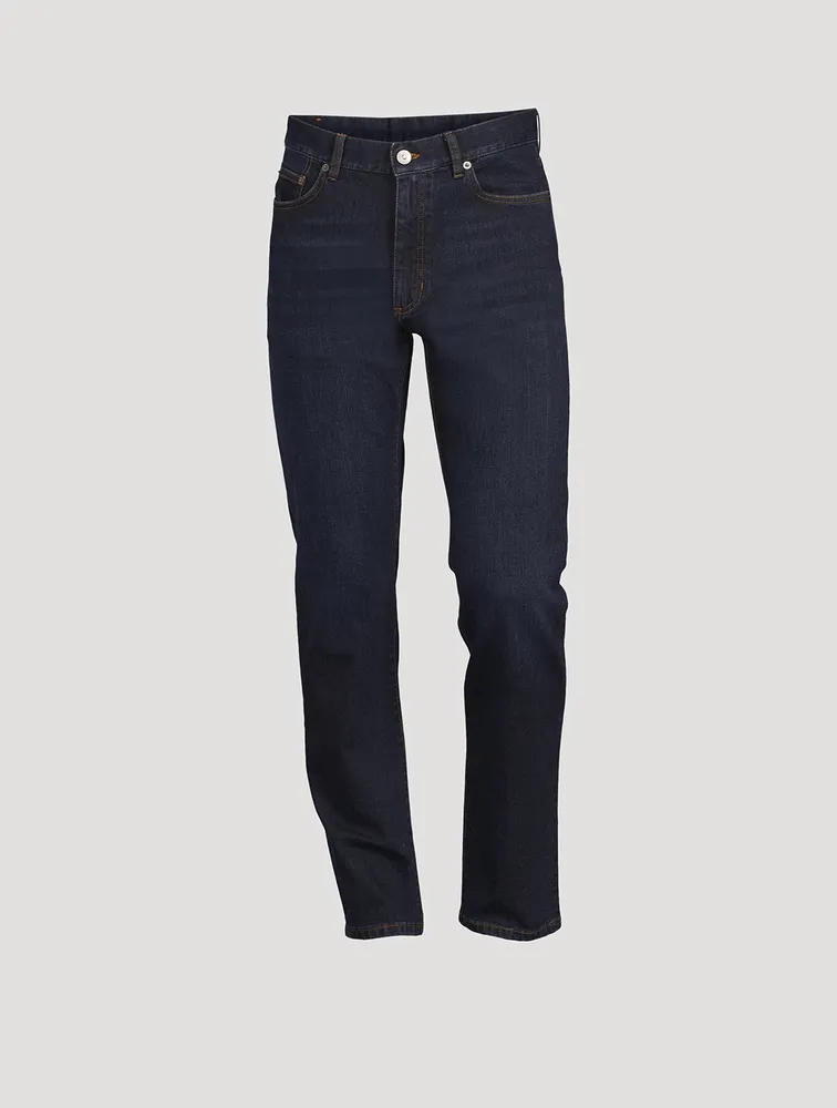City Comfort Cotton Slim-Fit Jeans