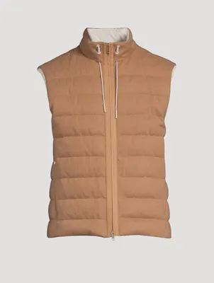 Cashmere Down Vest