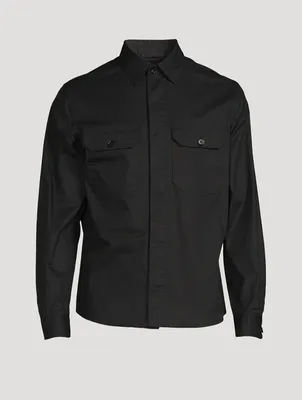 Cotton Stretch Overshirt