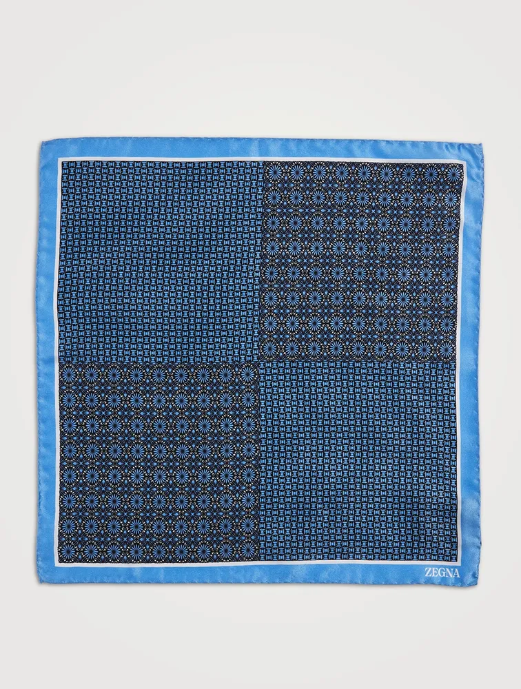 Silk Printed Pocket Square