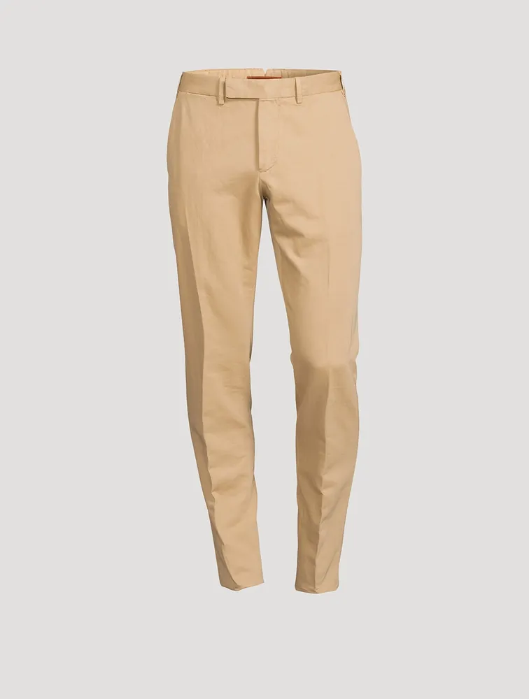 Cotton And Linen Chino Pants