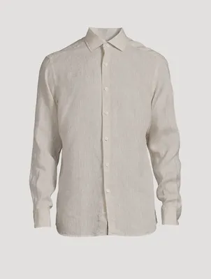 Linen Long-Sleeve Shirt