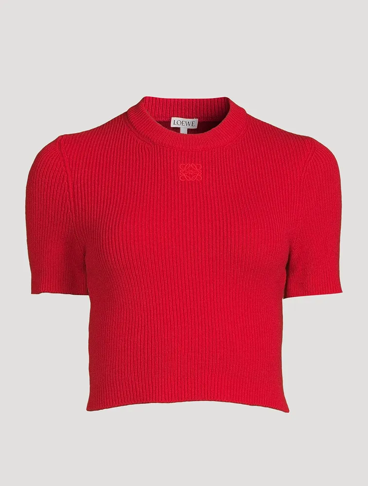 Cropped Cashmere Sweater