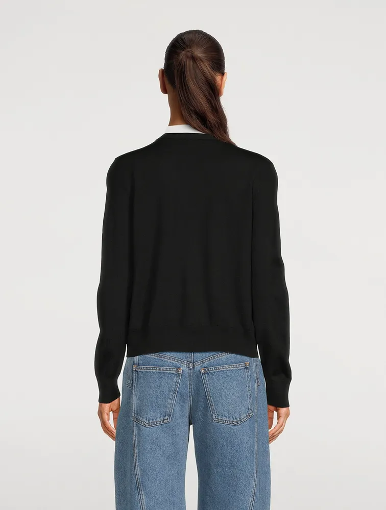 Logo-Embellished Cardigan