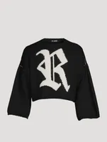 Bulky Knit Logo Sweater