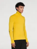 Turtleneck With Hand Sign Print