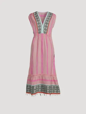 Rosa Sleeveless Plunge Neck Dress