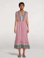 Rosa Sleeveless Plunge Neck Dress