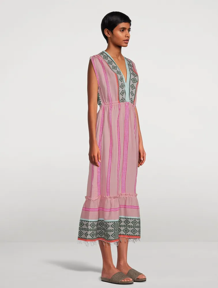 Rosa Sleeveless Plunge Neck Dress
