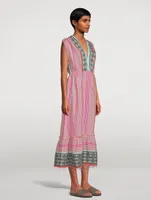 Rosa Sleeveless Plunge Neck Dress