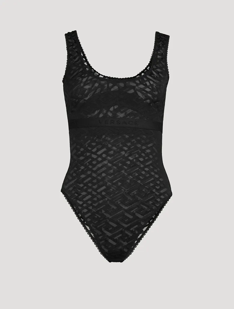 La Greca Tulle Bodysuit