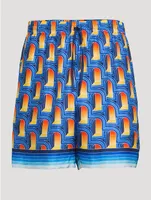 L'Arche De Nuit Silk Shorts