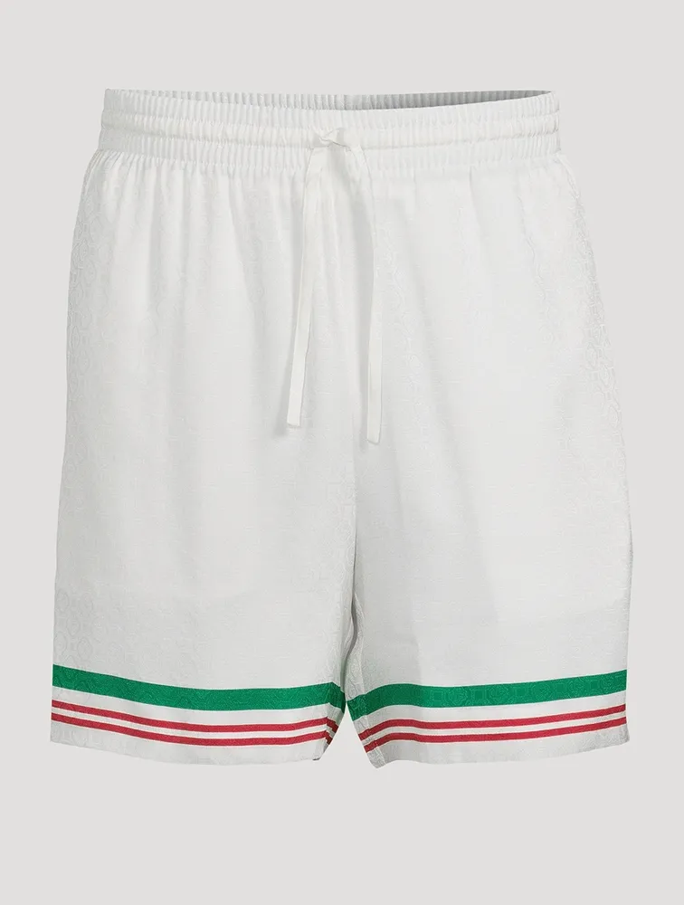 Silk Drawstring Shorts