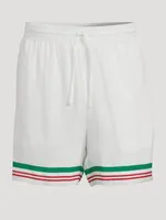 Silk Drawstring Shorts