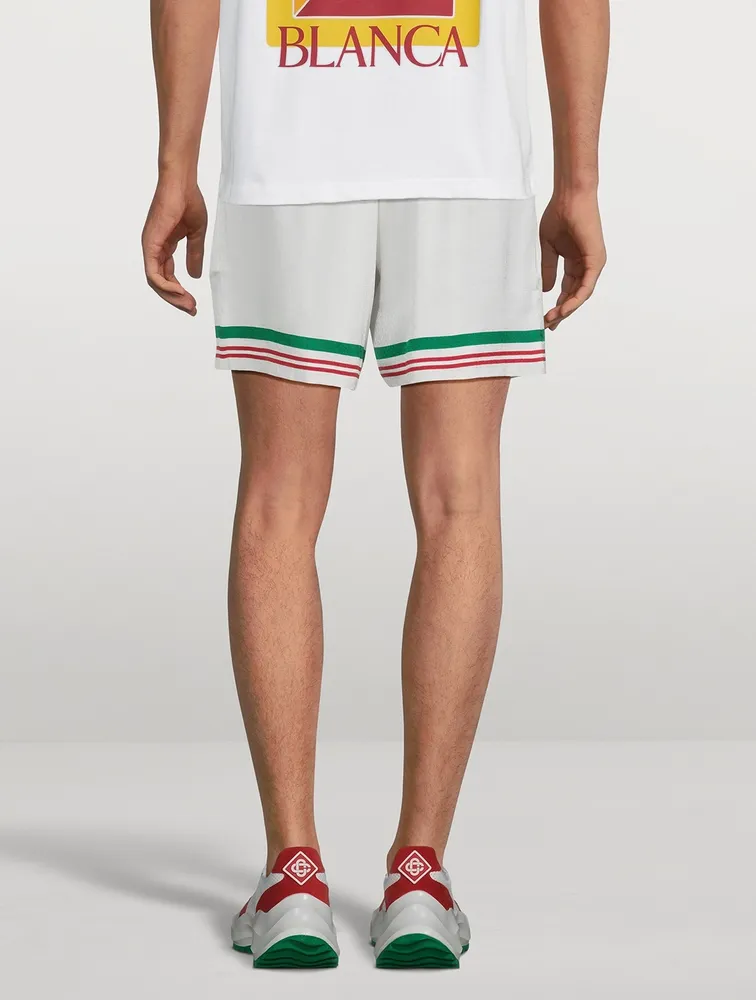 Silk Drawstring Shorts