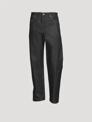 Cotton Straight-Leg Pants
