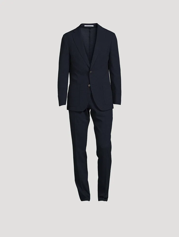 Seersucker Two-Piece Suit