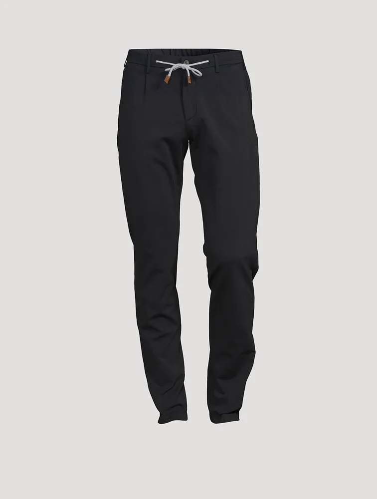Cotton Stretch Jogger Pants