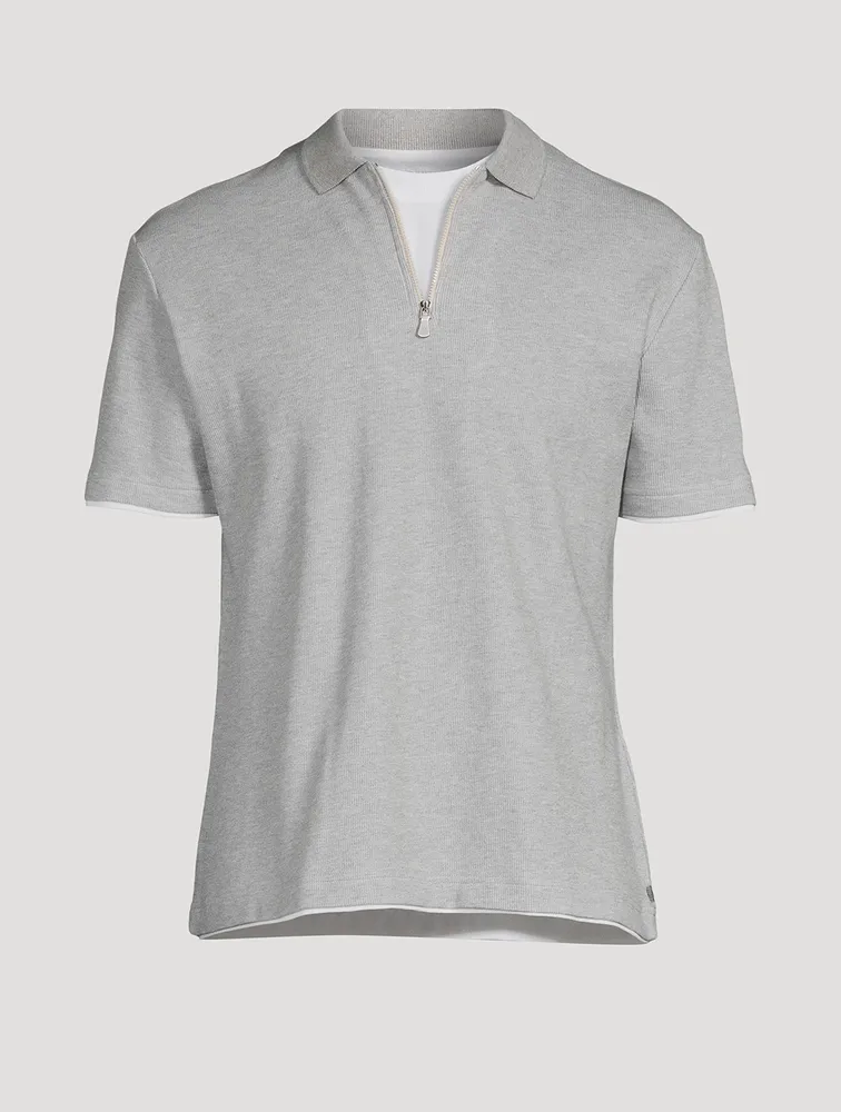 Cotton Short-Sleeve Polo