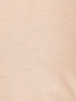 Cotton Short-Sleeve Sweater