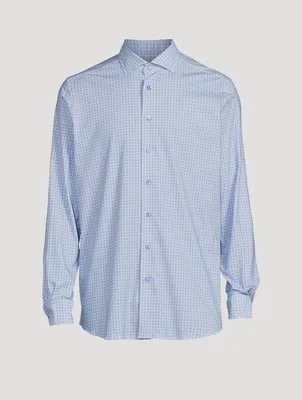 Modern 4Flex Stretch Knit Shirt Floral Print