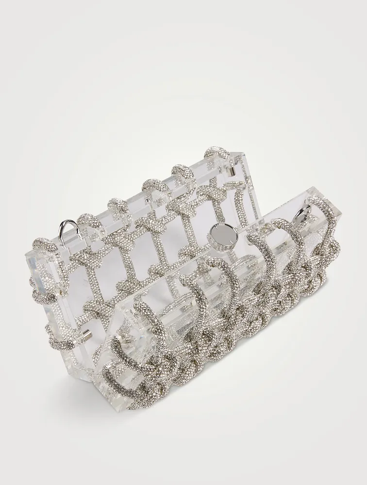 Bess Embellished Acrylic Shoulder Bag