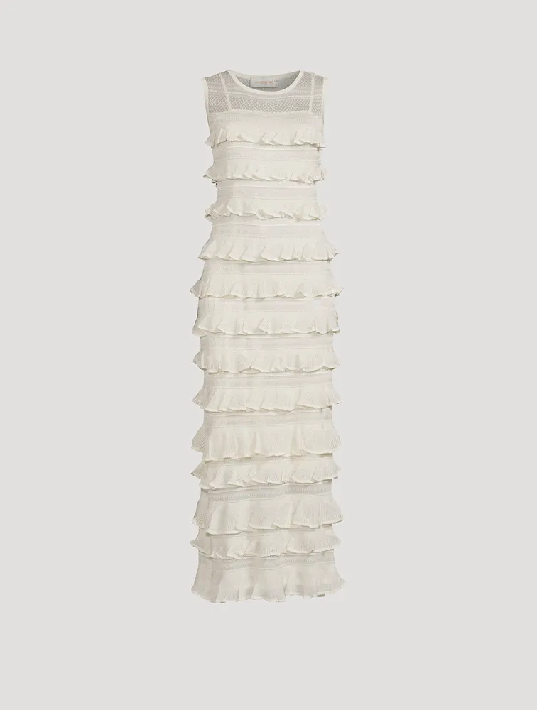 Wonderland Frill Midi Dress