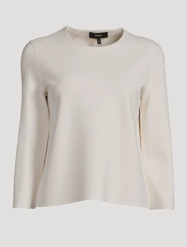 Crepe Knit Sweater