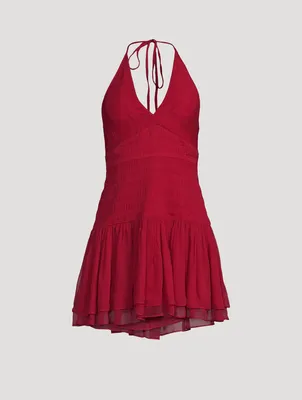 Marquis Halter Mini Dress