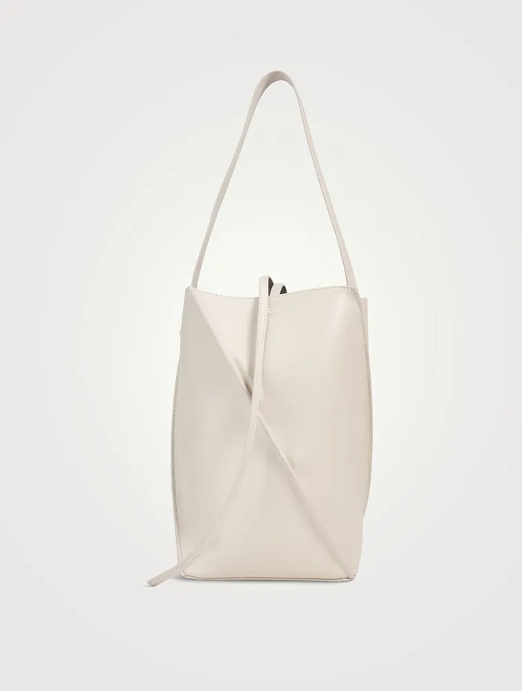 Swirl Leather Tote Bag