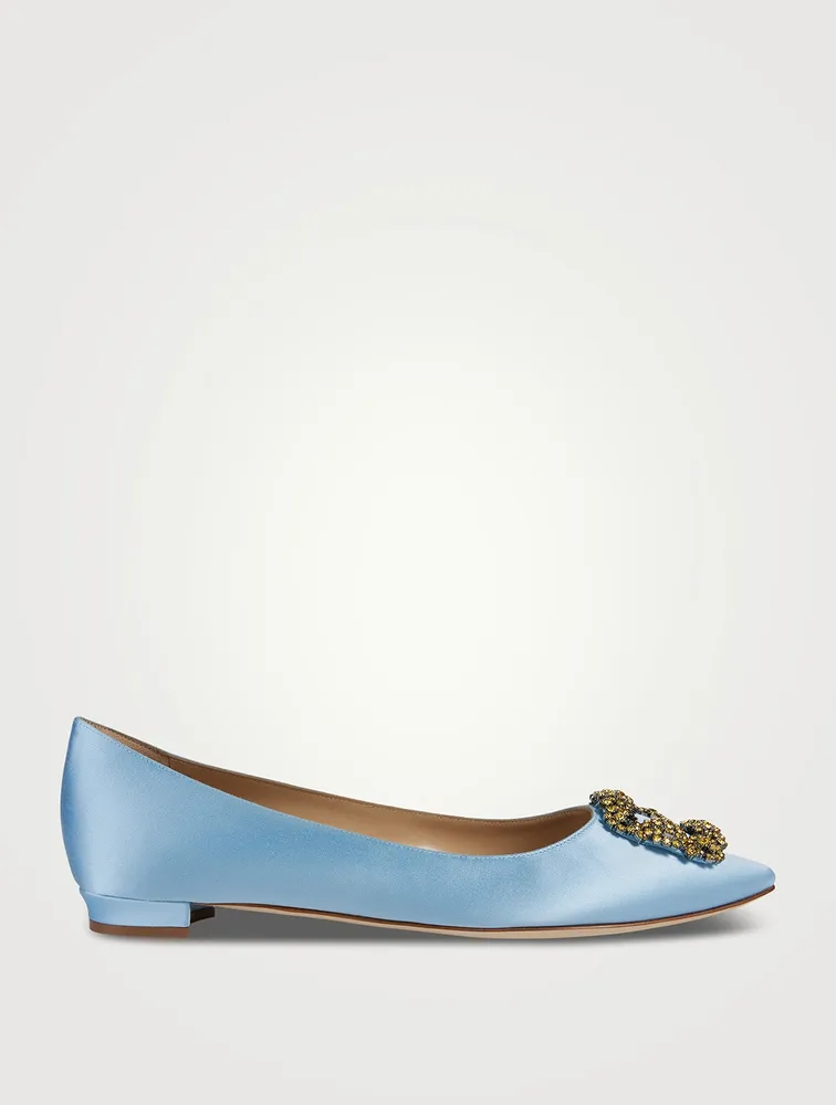 Hangisi Satin Ballet Flats
